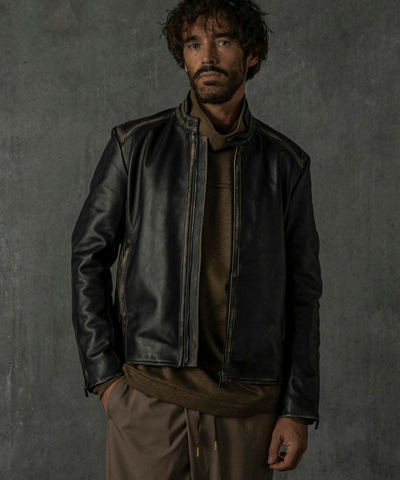 50%OFF【C DIEM(カルペディエム)】Mouton W-Riders Jacket ライダース 50%OFF【C DIEM(カルペディエム)】Mouton W-Riders Jacket ライダース