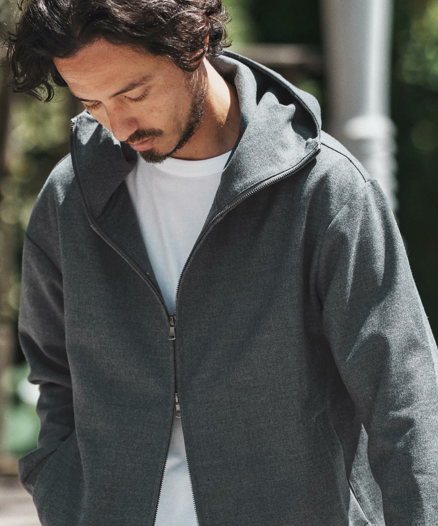 felkod ⭐︎フィルコッド セットアップ パーカー 60%OFF【felkod(フィルコッド)】Cardboard Knit Print Parka パーカー
