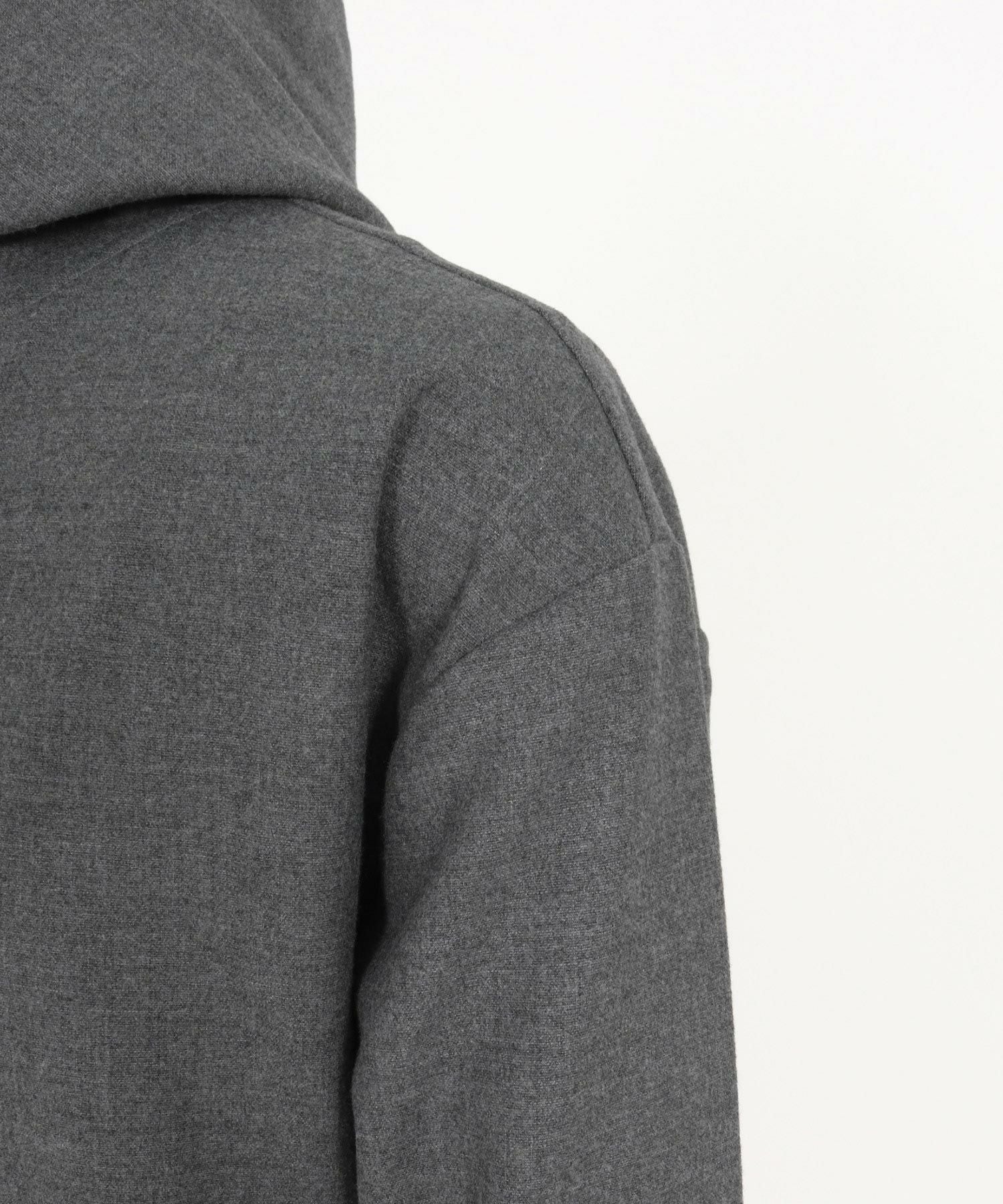 felkod(フィルコッド)】Soft Drape Zip Up Parka ジップパーカー