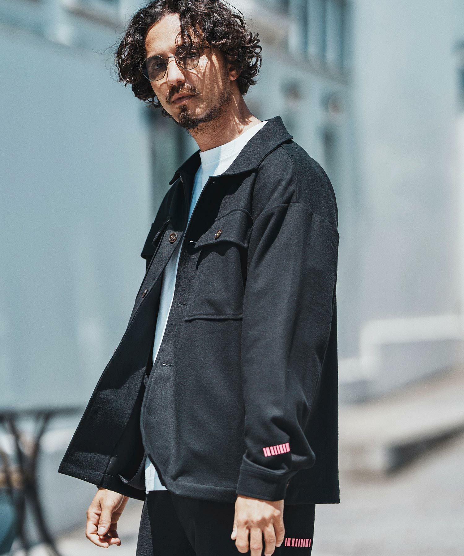felkod(フィルコッド)】Soft Drape CPO Shirts CPOシャツ(F25A140