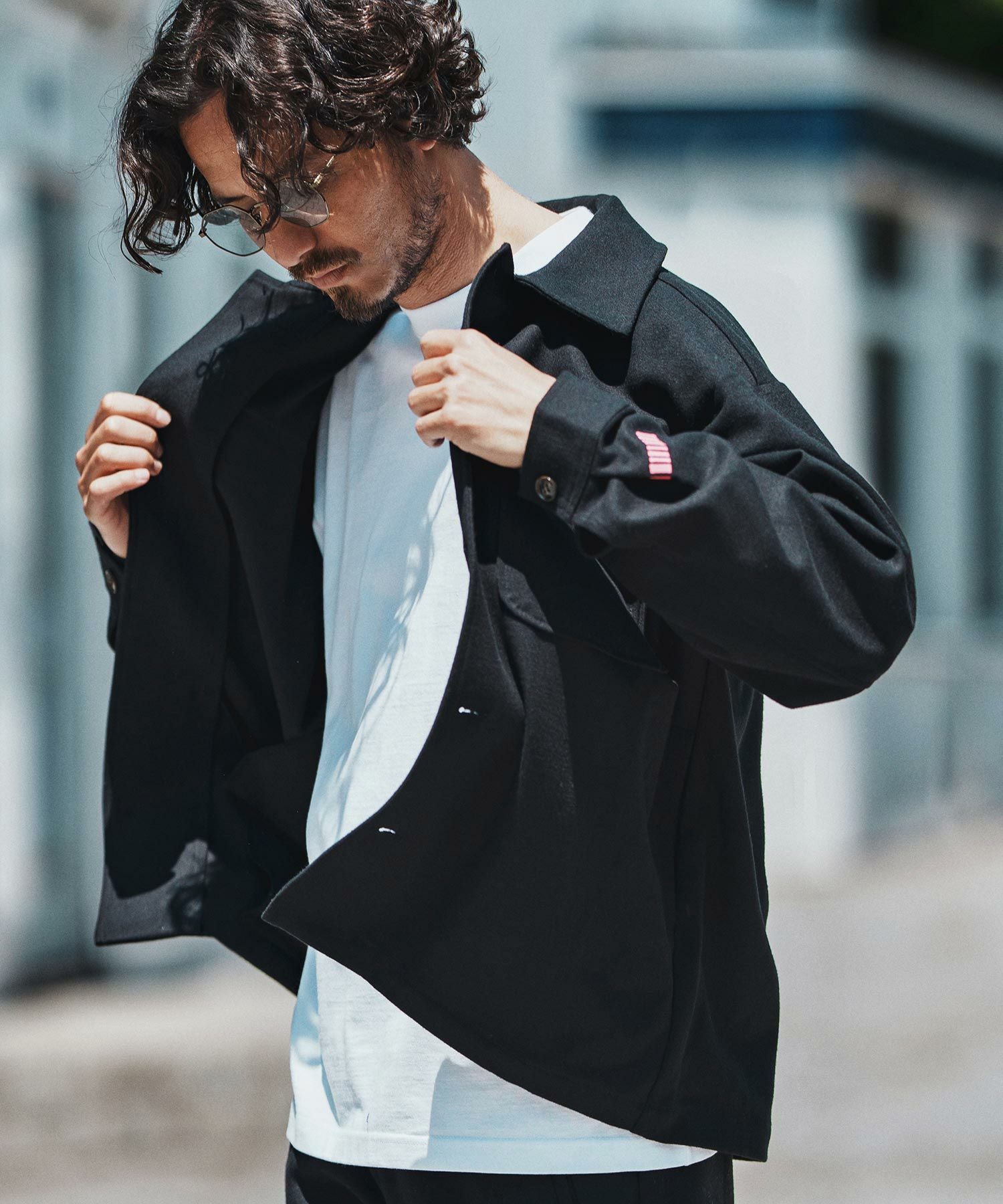 トップス n felkod(フィルコッド)】Soft Drape CPO Shirts CPOシャツ(F25A140