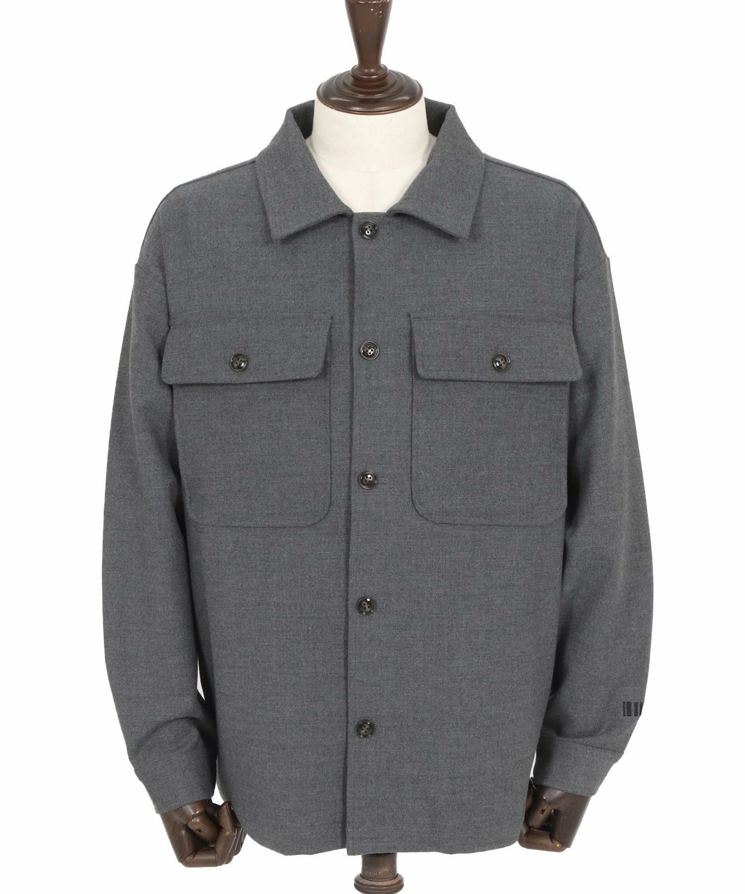 felkod(フィルコッド)】Soft Drape CPO Shirts CPOシャツ(F25A140