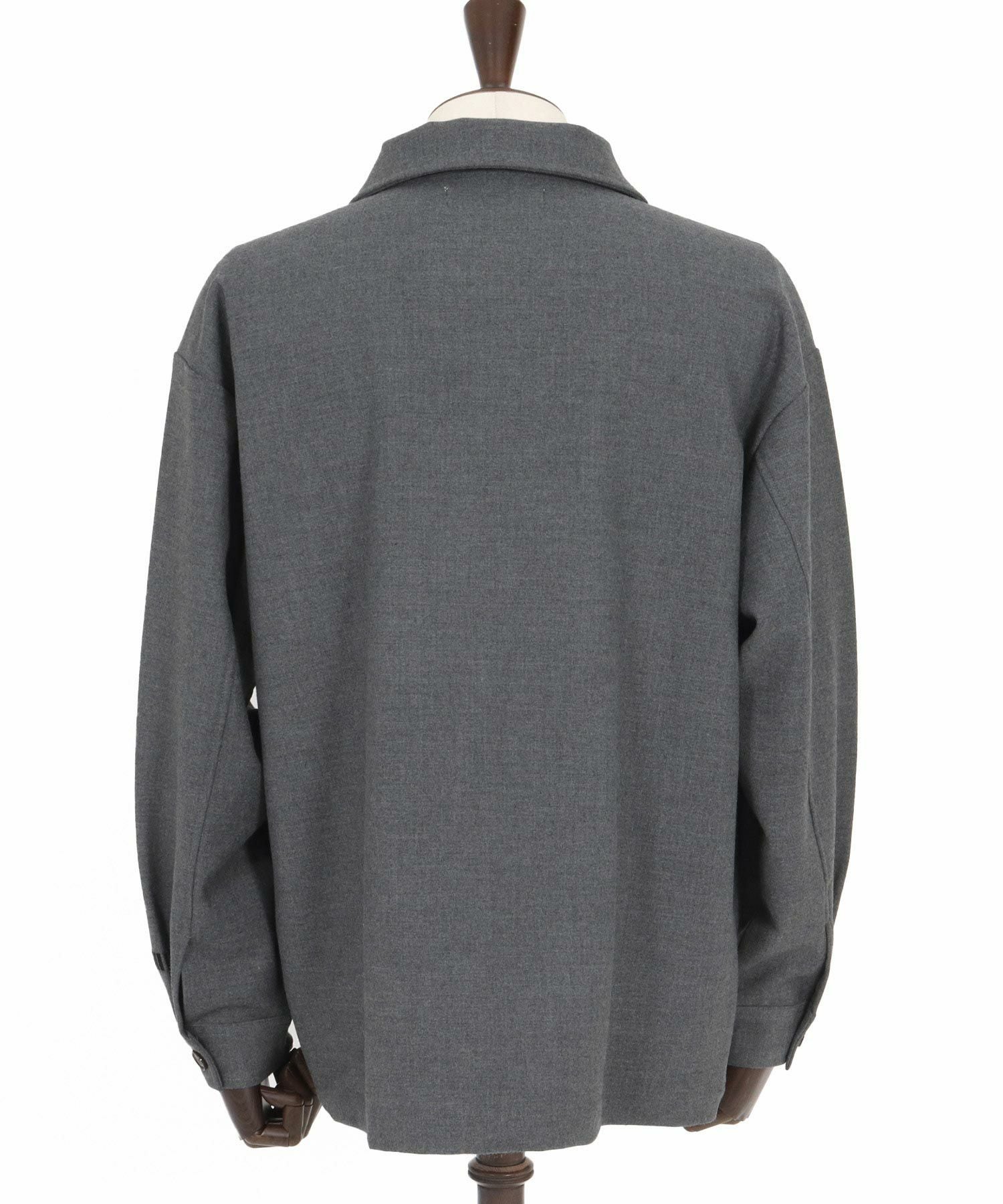 felkod(フィルコッド)】Soft Drape CPO Shirts CPOシャツ(F25A140
