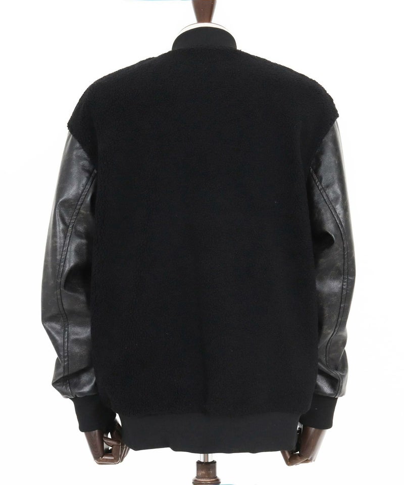 felkod(フィルコッド)】Soft Boa Stadium Jumper スタジアムジャンパー 
