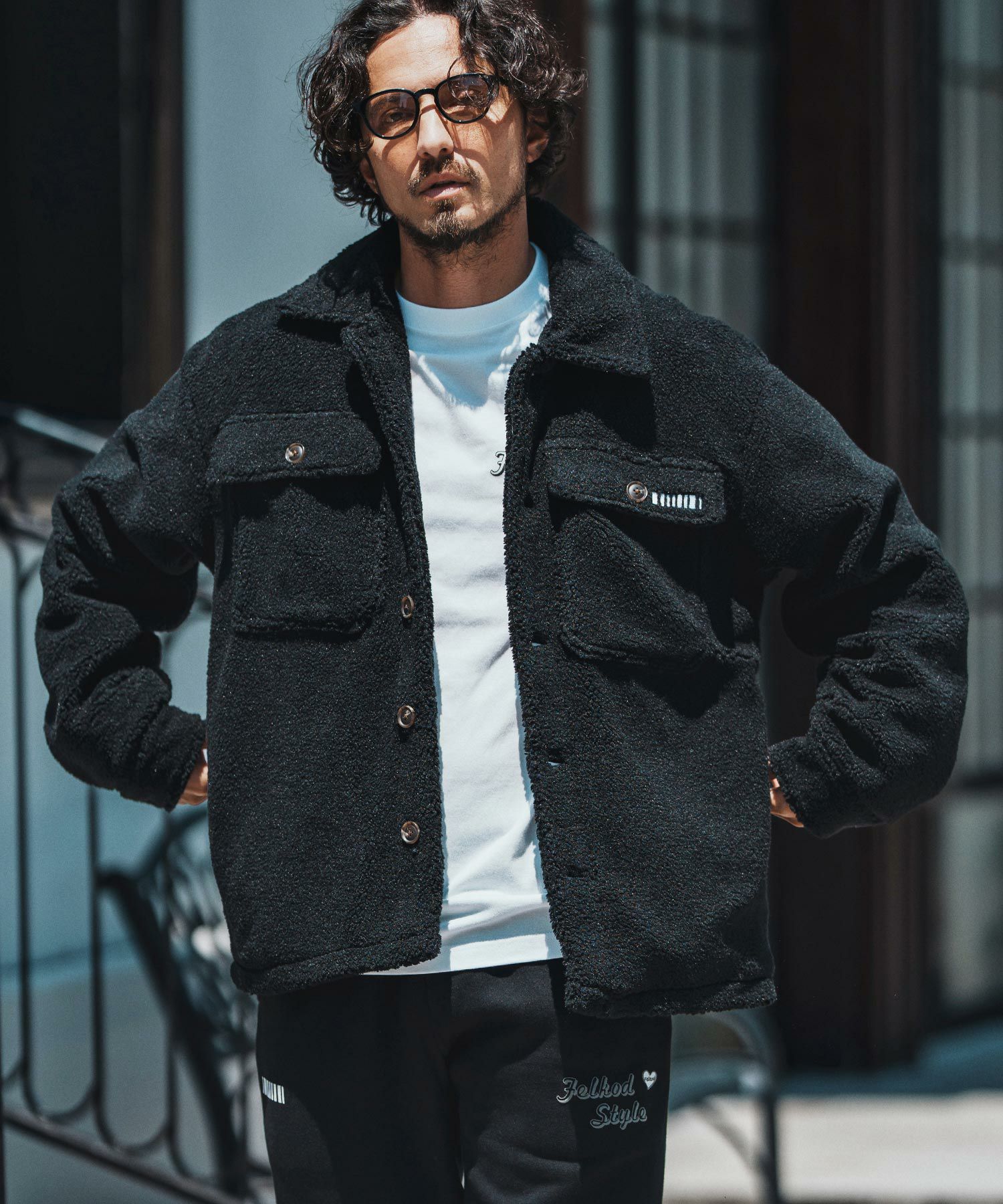 felkod(フィルコッド)】Soft Boa CPO Jacket CPOジャケット(F25A010
