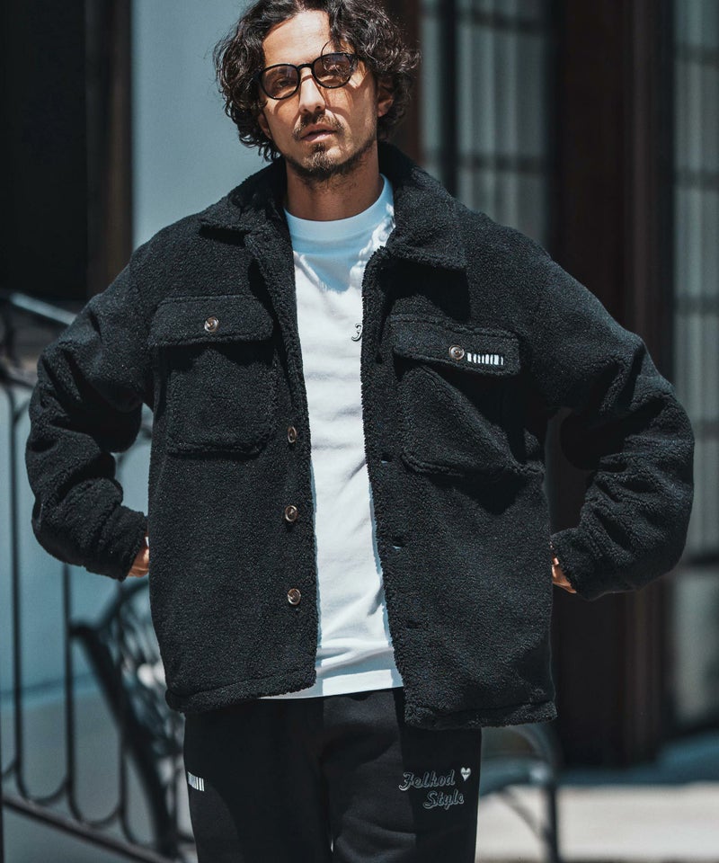 felkod(フィルコッド)】Soft Boa CPO Jacket CPOジャケット(F25A010 
