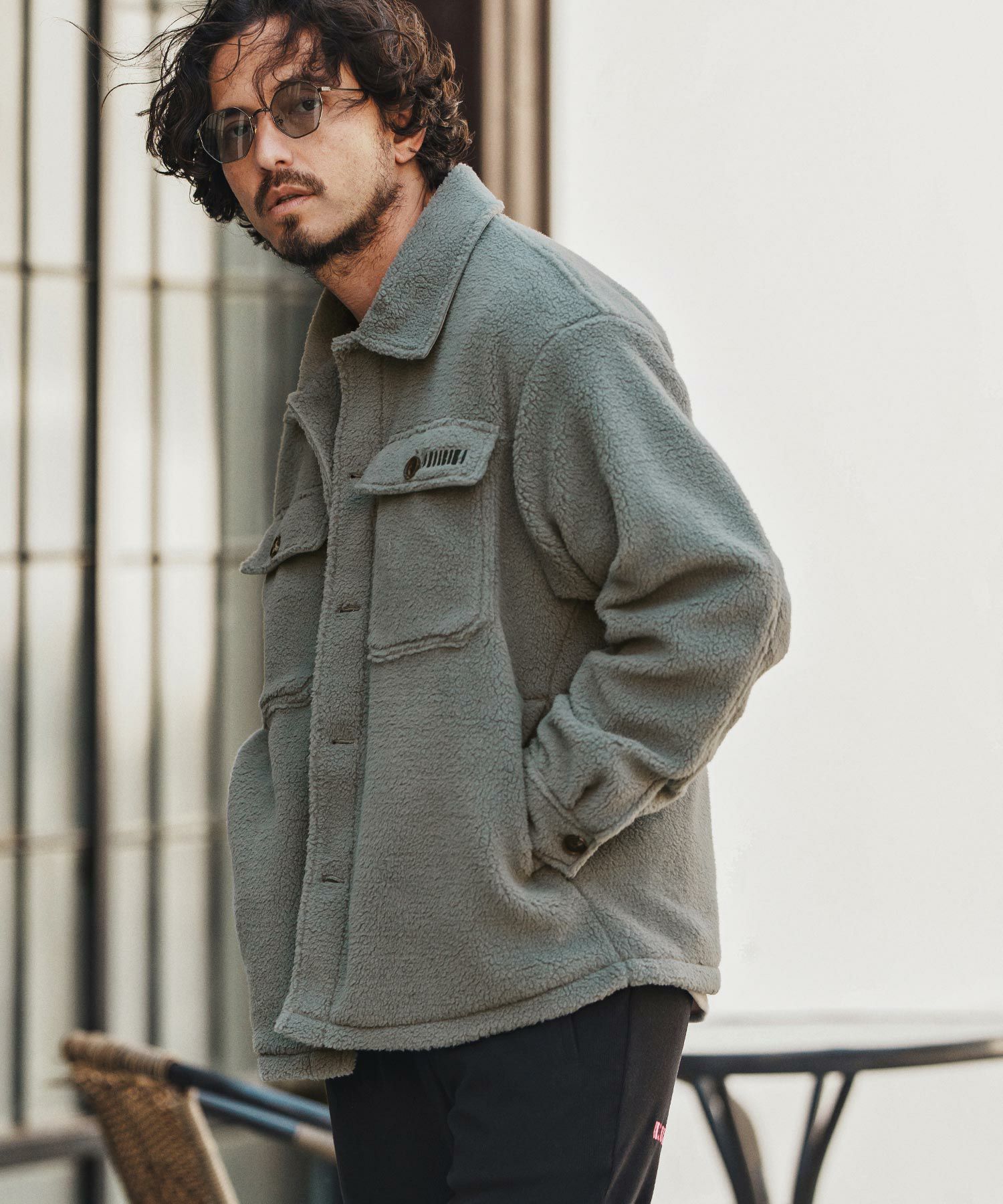 felkod(フィルコッド)】Soft Boa CPO Jacket CPOジャケット(F25A010