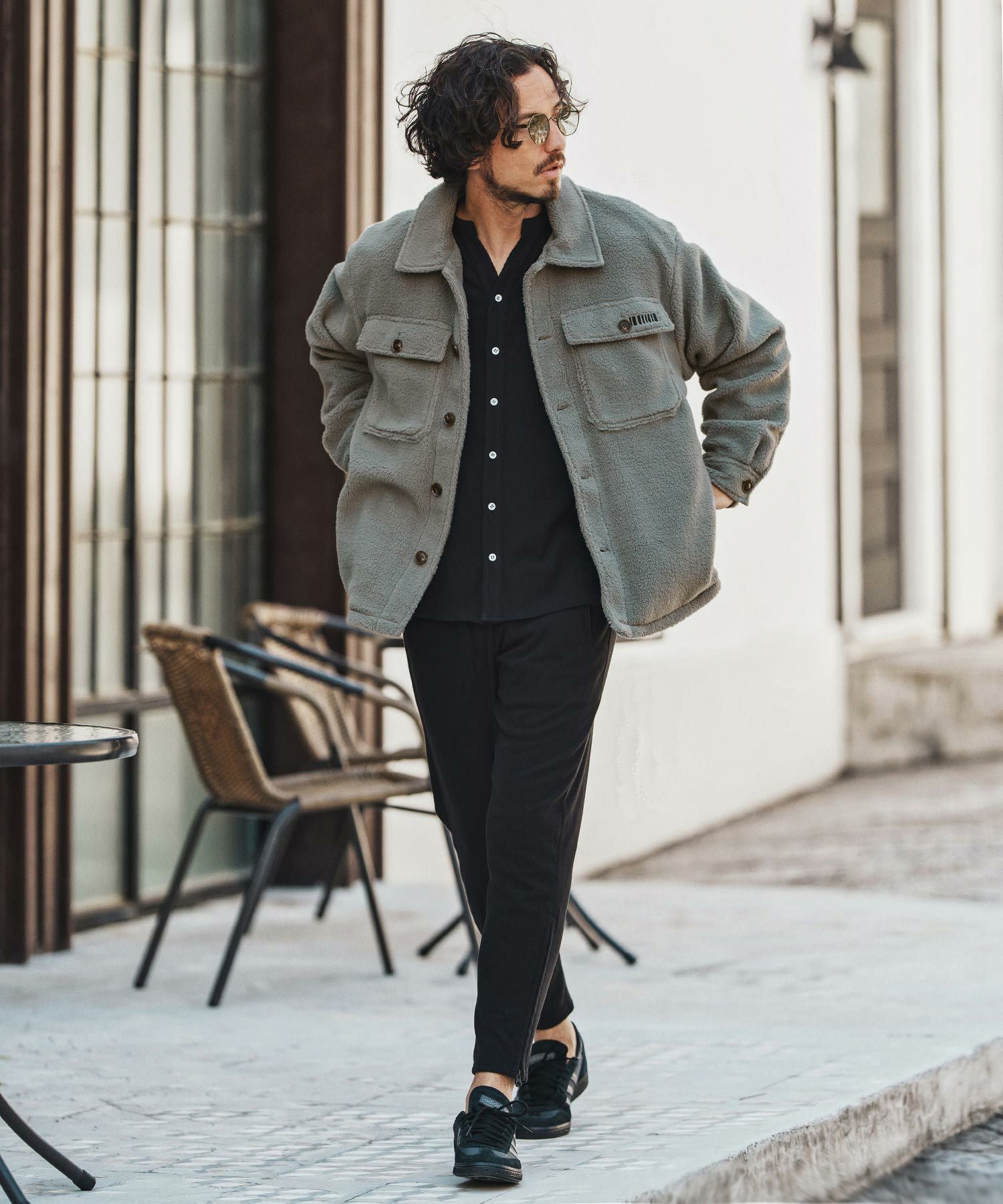 felkod(フィルコッド)】Soft Boa CPO Jacket CPOジャケット(F25A010