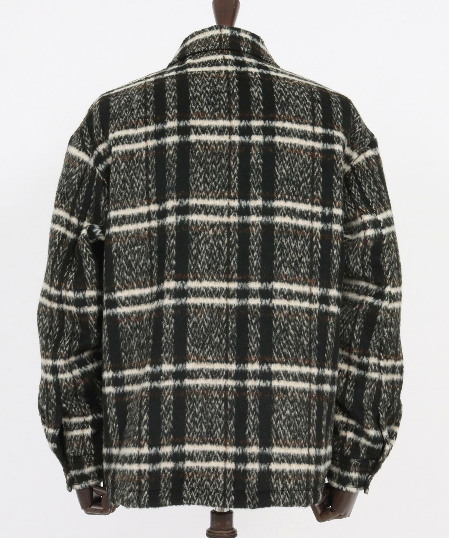 felkod(フィルコッド)】Shaggy Check CPO Jacket シャギージャケット