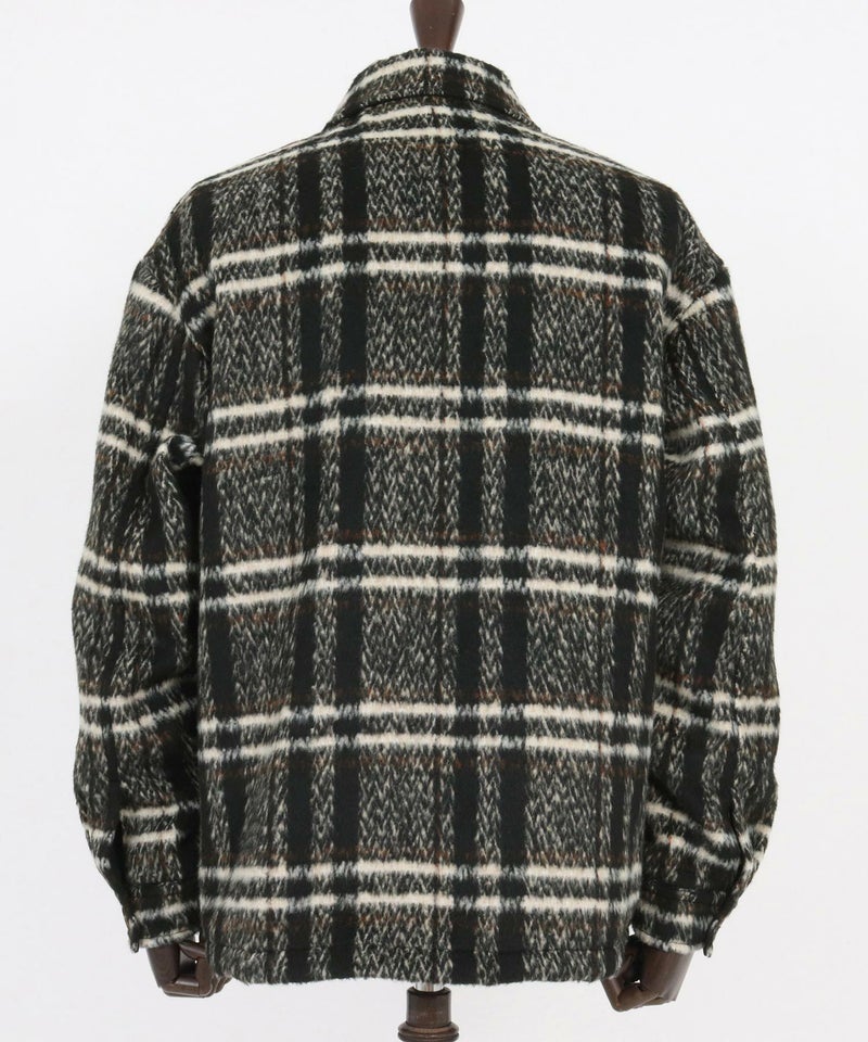 felkod(フィルコッド)】Shaggy Check CPO Jacket シャギージャケット 