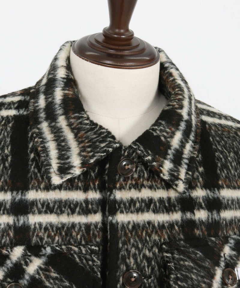 felkod(フィルコッド)】Shaggy Check CPO Jacket シャギージャケット 