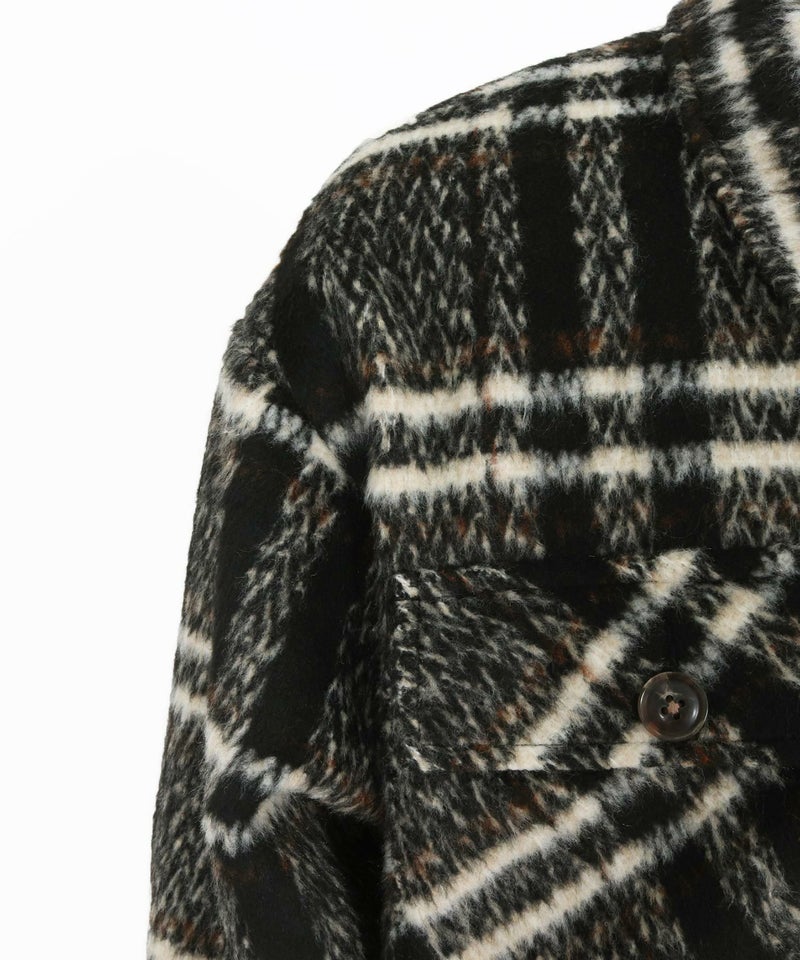 felkod(フィルコッド)】Shaggy Check CPO Jacket シャギージャケット 