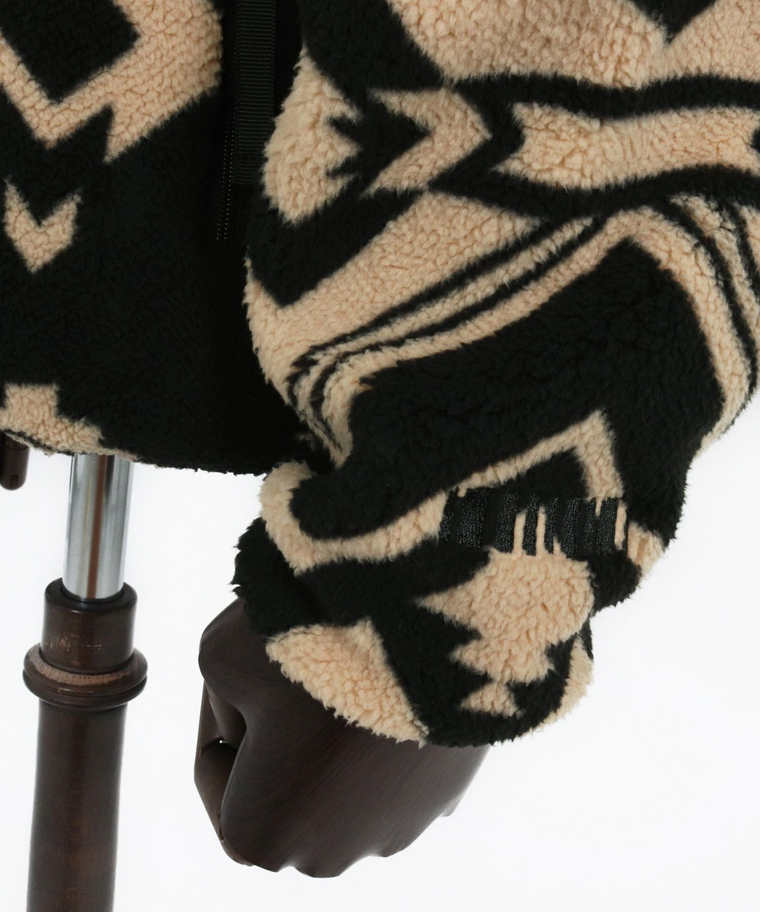 felkod(フィルコッド)】Ortega Pattern Fleece Blouson フリース