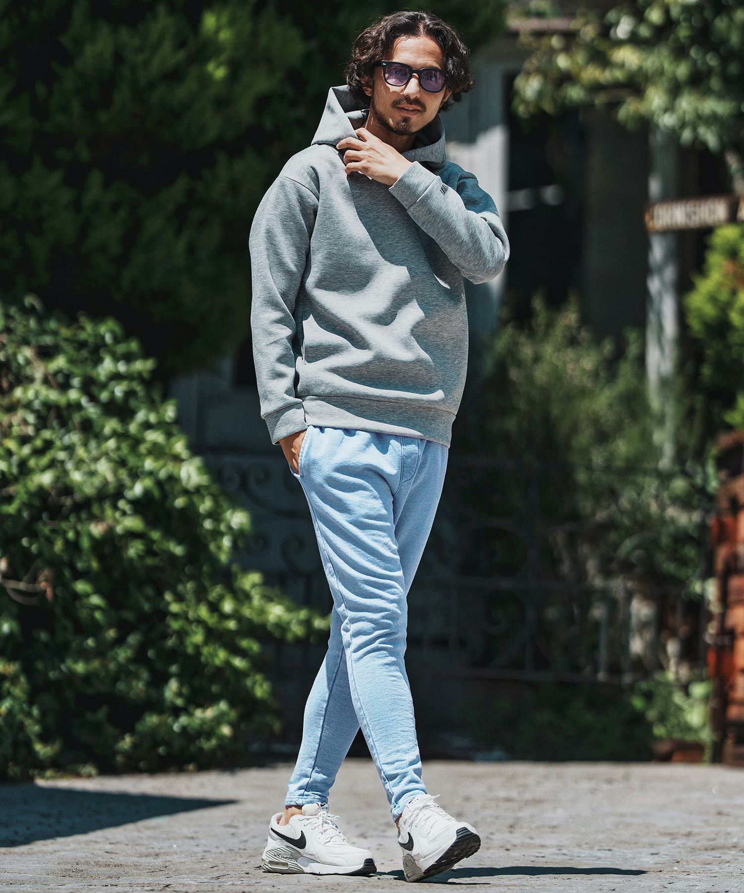felkod(フィルコッド)】 Knit Denim Spindle Pants スピンドルパンツ