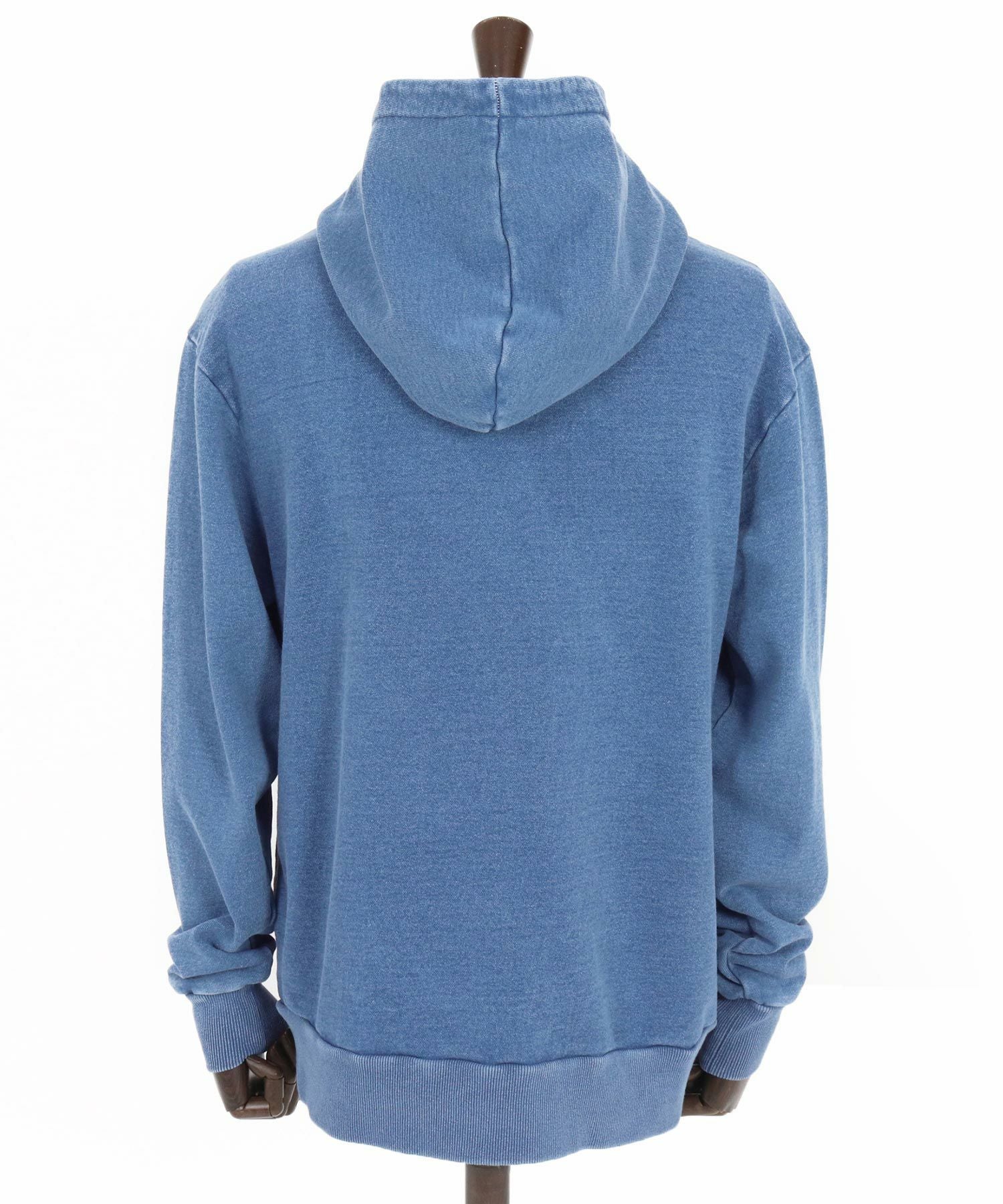 felkod(フィルコッド)】 Knit Denim High Neck Zip Parka ジップ