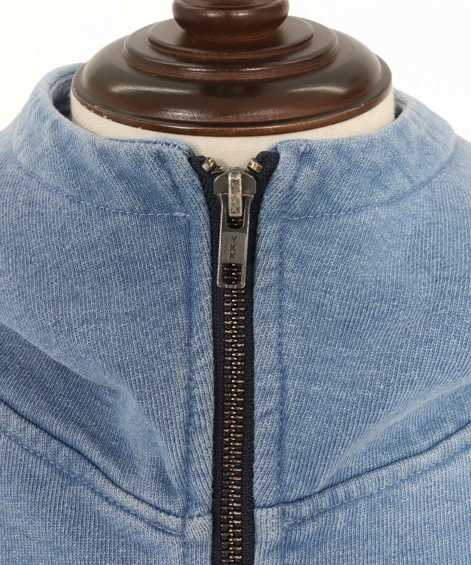felkod(フィルコッド)】 Knit Denim High Neck Zip Parka ジップ felkod(フィルコッド)】 Knit Denim High Neck Zip Parka ジップ