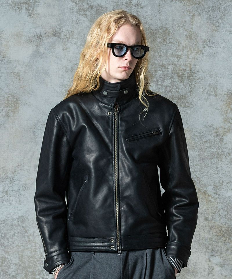 glamb(グラム)】Hidden Valley Leather Jacket ヒドゥンバレーレザー