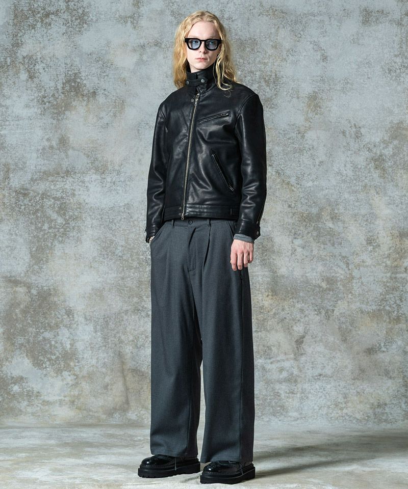 glamb(グラム)】Hidden Valley Leather Jacket ヒドゥンバレーレザー