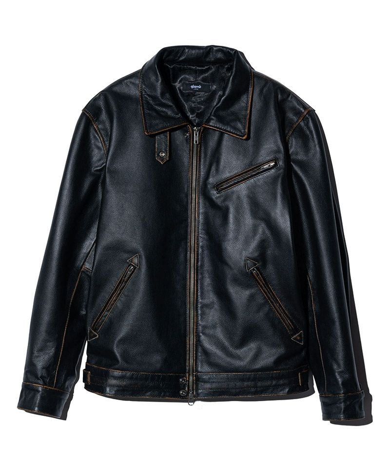 glamb(グラム)】Hidden Valley Leather Jacket ヒドゥンバレーレザー