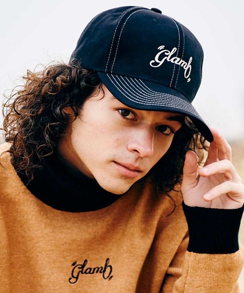 glamb(グラム)】Suede Logo Cap スエードロゴキャップ(GB0325-CP02