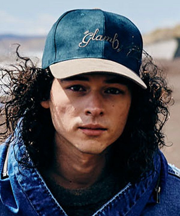 glamb(グラム)】Suede Logo Cap スエードロゴキャップ(GB0325-CP02