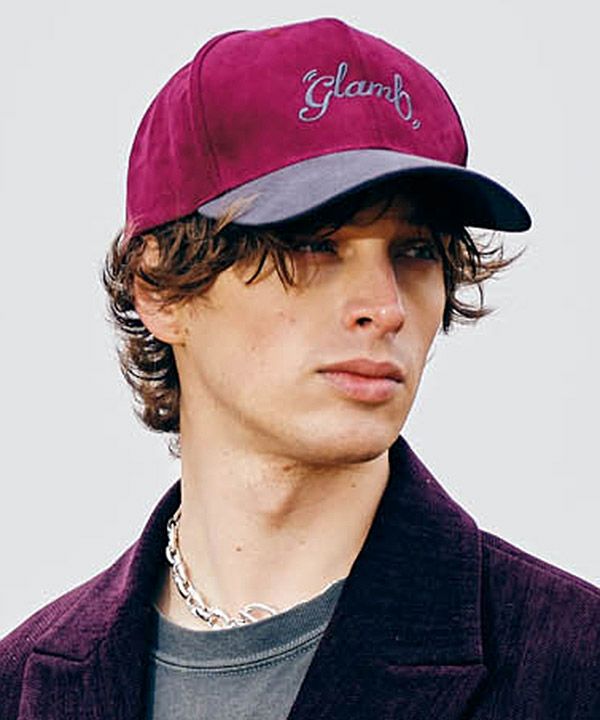 glamb(グラム)】Suede Logo Cap スエードロゴキャップ(GB0325-CP02