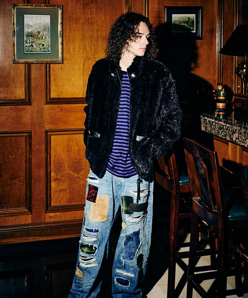 glamb(グラム)】Rabbit Fur Jacket ラビットファージャケット(GB0325