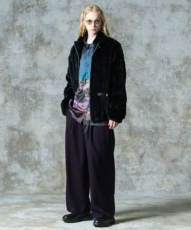 glamb(グラム)】Rabbit Fur Jacket ラビットファージャケット(GB0325