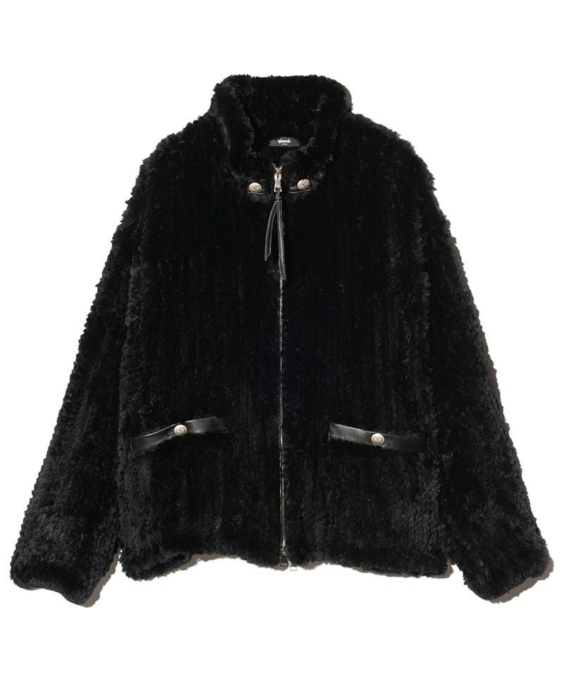 glamb(グラム)】Rabbit Fur Jacket ラビットファージャケット(GB0325 