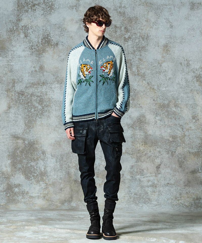 glamb(グラム)】Knit Ska Jumper ニットスカジャンパー(GB0325-JKT02