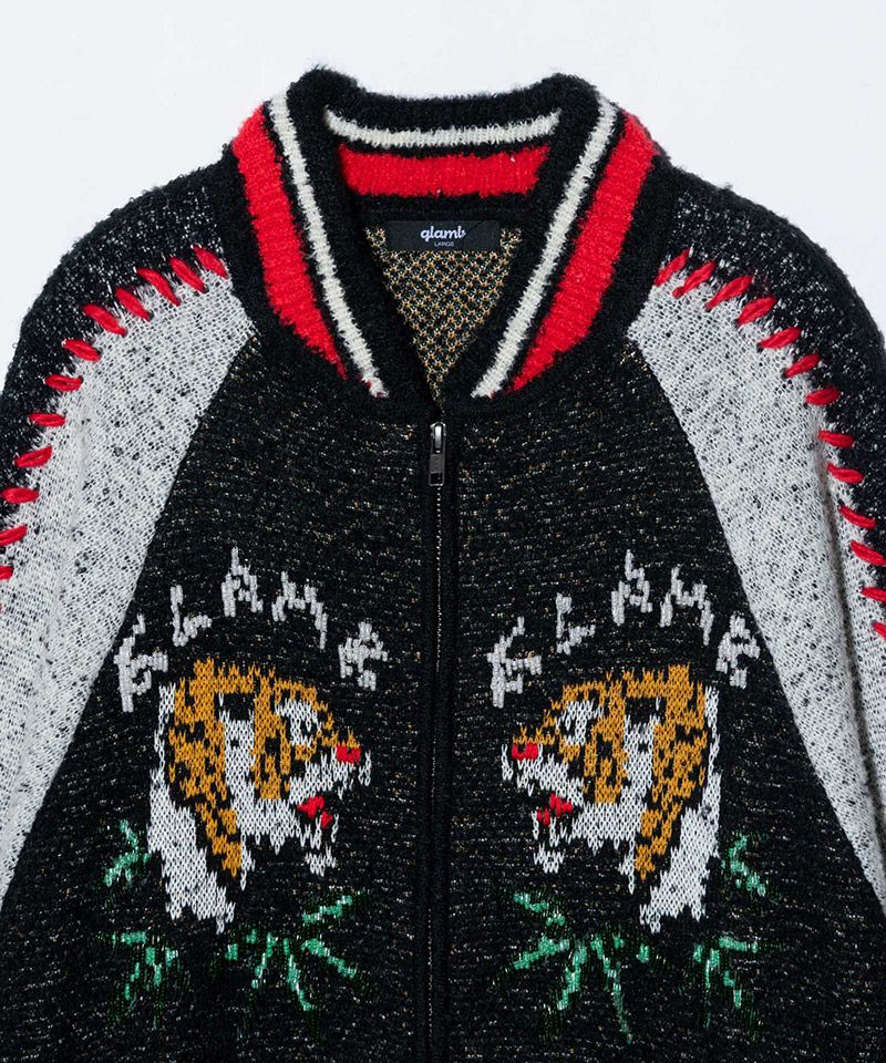 glamb(グラム)】Knit Ska Jumper ニットスカジャンパー(GB0325-JKT02