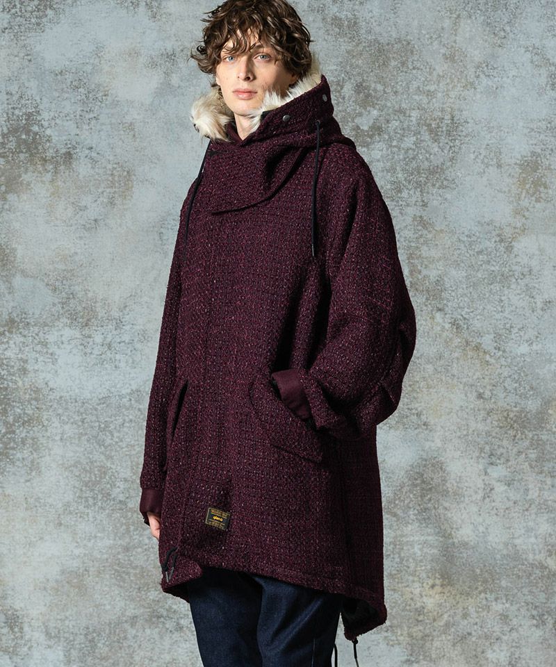 期間限定SALEグラム【gramb】ハイネックモッズコート（ペイズリー）M-51 glamb（グラム） モッズコート コート High Neck Mods Coat