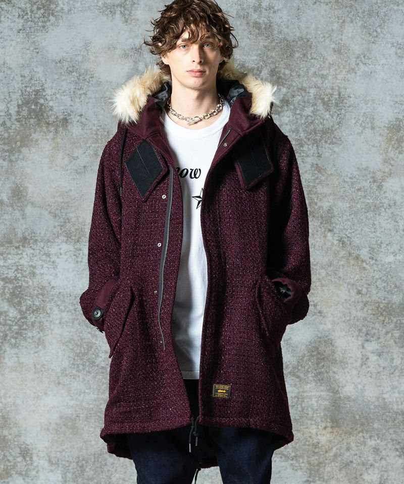 ※期間限定値下げ中※glamb グラム モッズコート リアルファー glamb（グラム） モッズコート コート High Neck Mods Coat