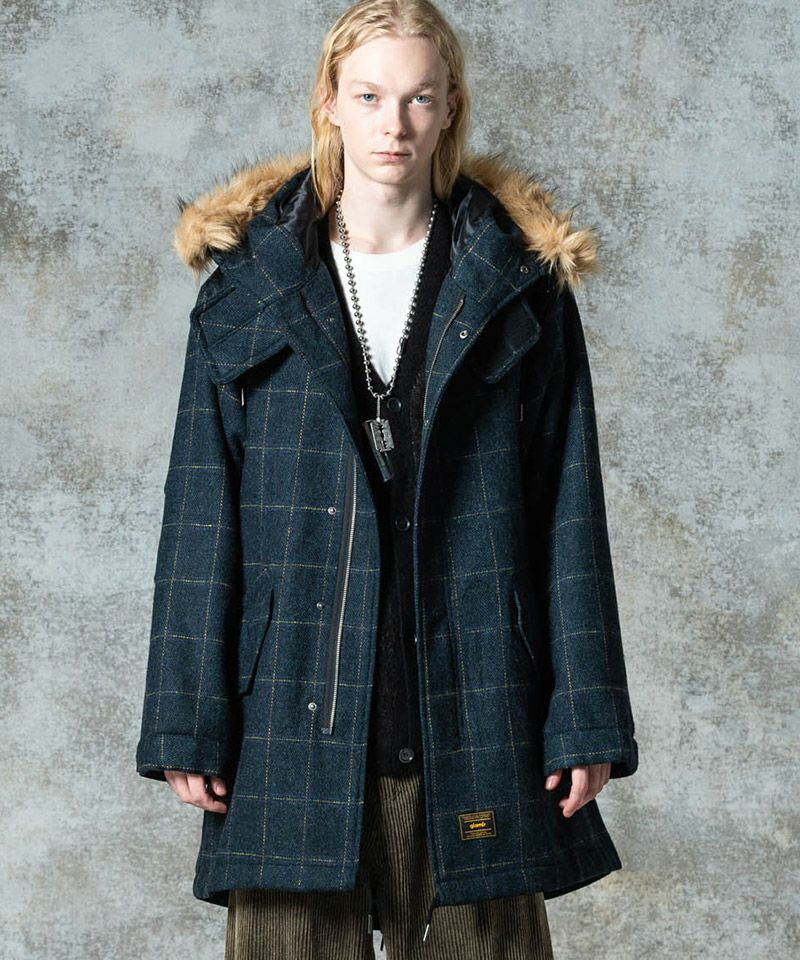 glamb(グラム)】High Neck Mods Coat ハイネックモッズコート(GB0325