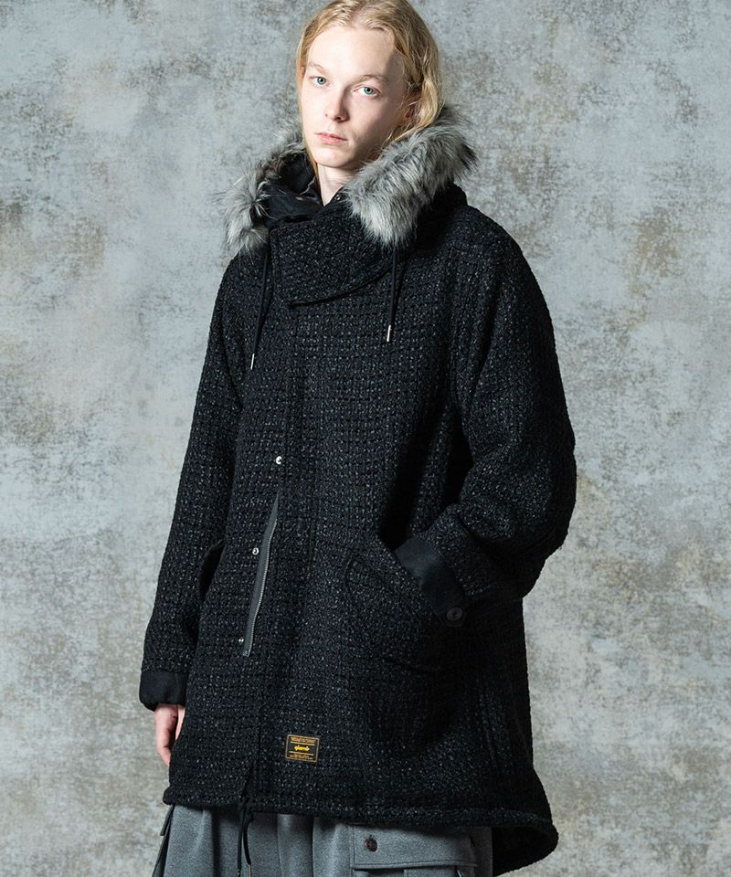 glamb(グラム)】High Neck Mods Coat ハイネックモッズコート(GB0325