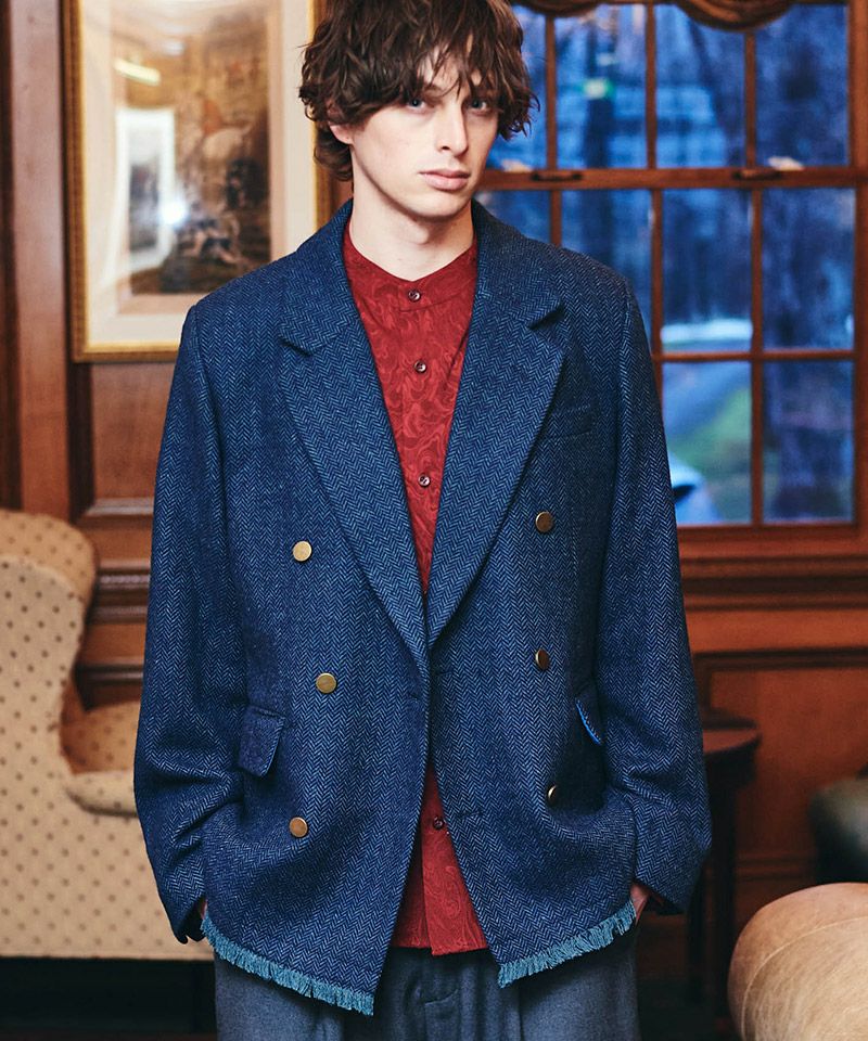 glamb(グラム)】Damage Tailored Jacket ダメージテーラードジャケット