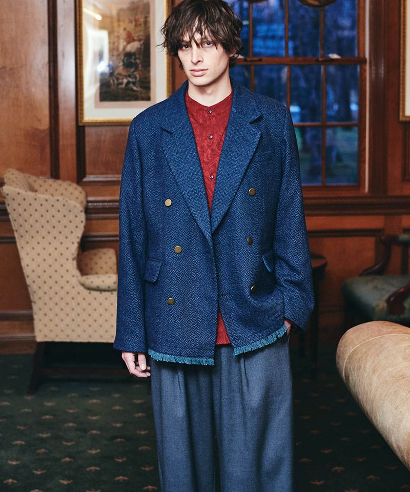 glamb(グラム)】Damage Tailored Jacket ダメージテーラードジャケット 