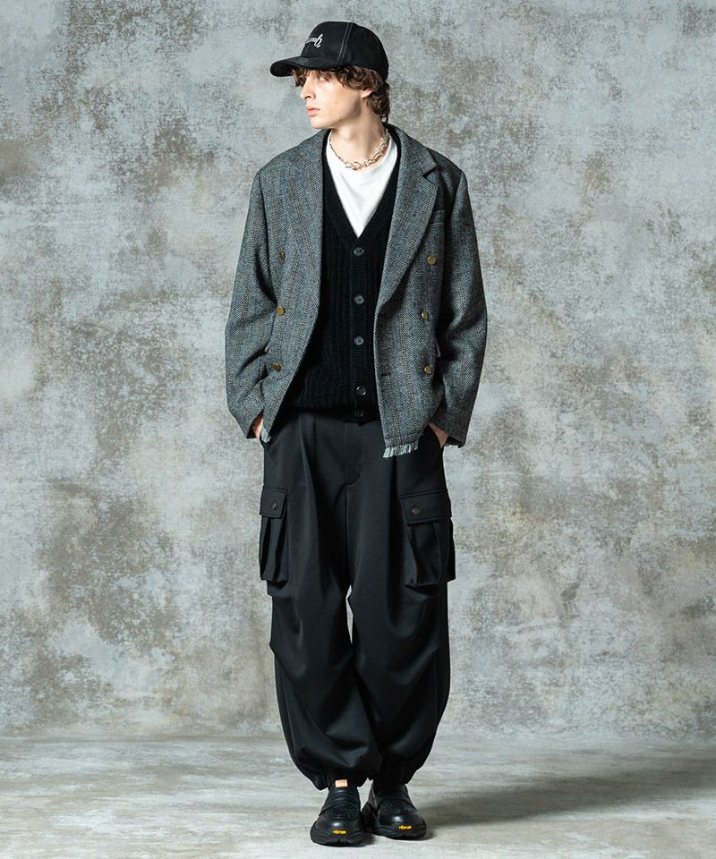 glamb(グラム)】Damage Tailored Jacket ダメージテーラードジャケット
