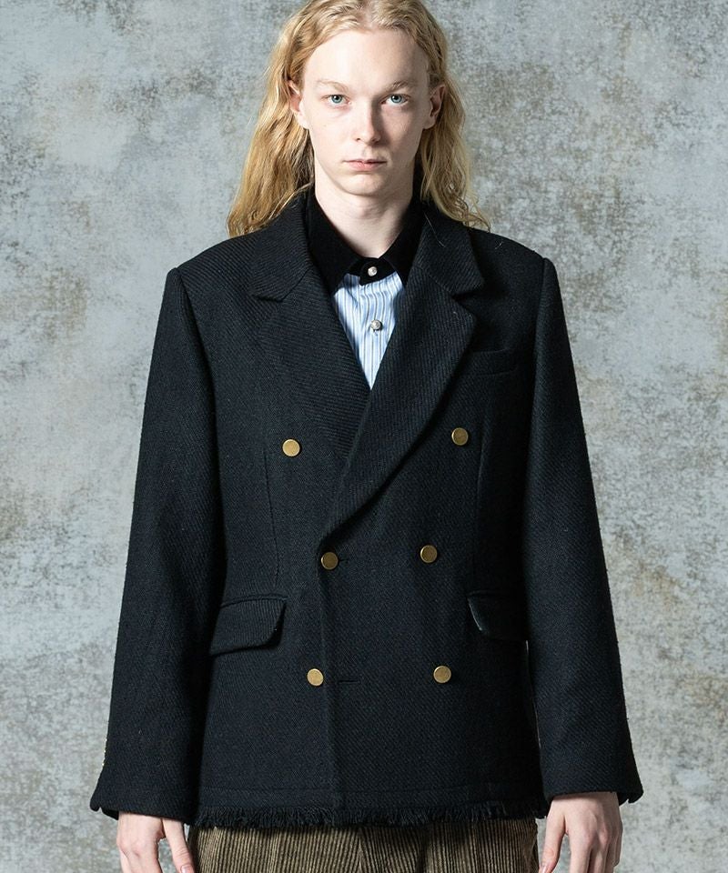 glamb(グラム)】Damage Tailored Jacket ダメージテーラードジャケット