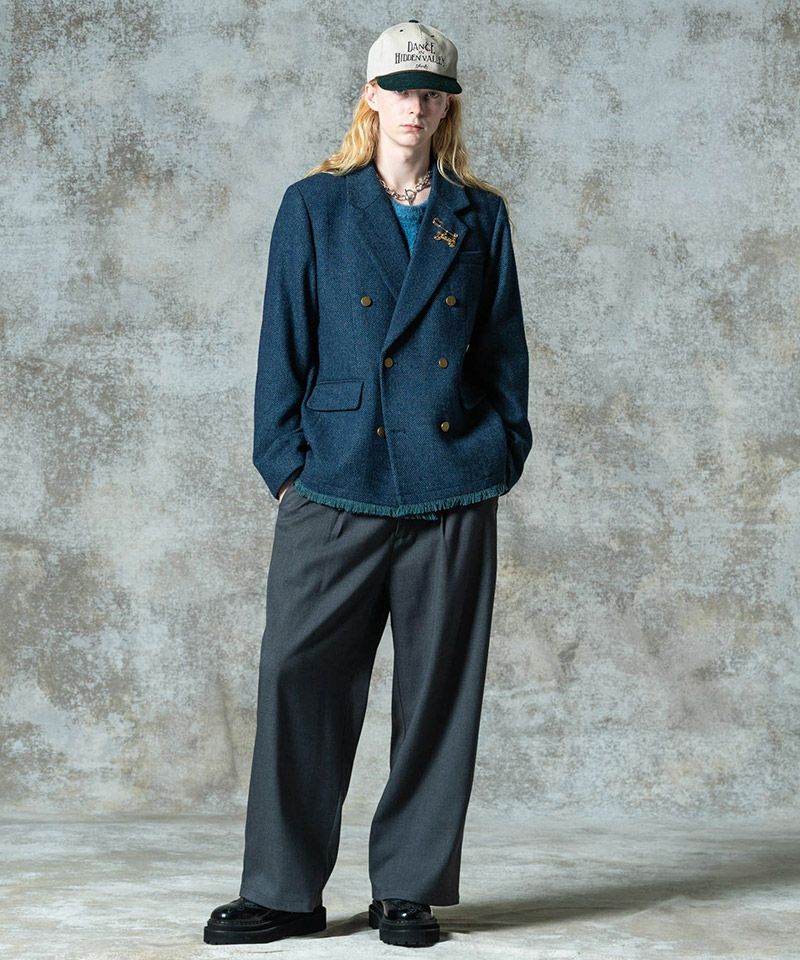 glamb(グラム)】Damage Tailored Jacket ダメージテーラードジャケット