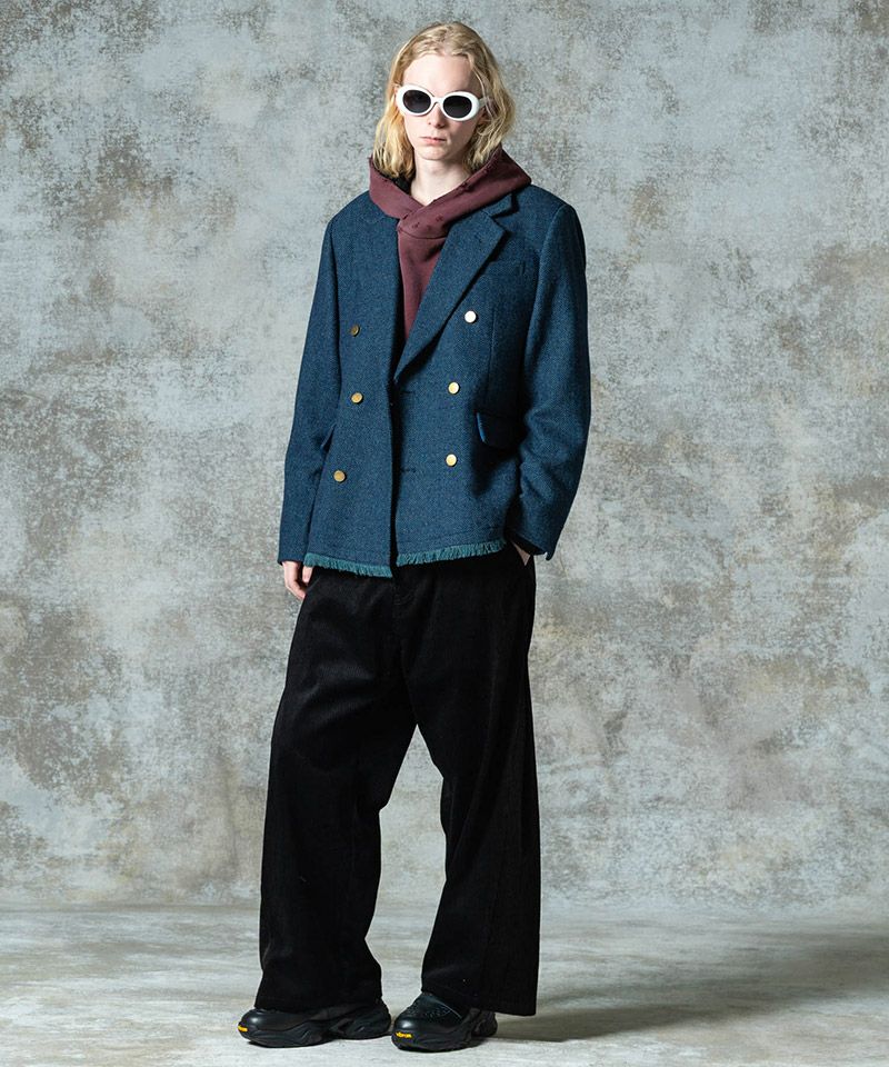 glamb(グラム)】Damage Tailored Jacket ダメージテーラードジャケット