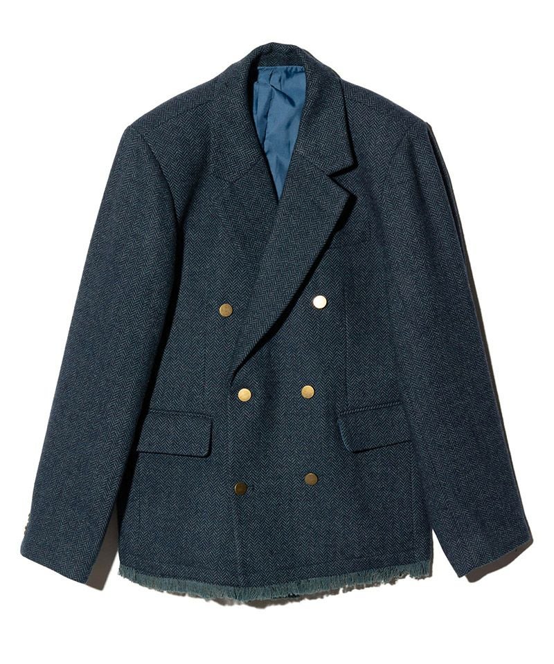 glamb(グラム)】Damage Tailored Jacket ダメージテーラードジャケット