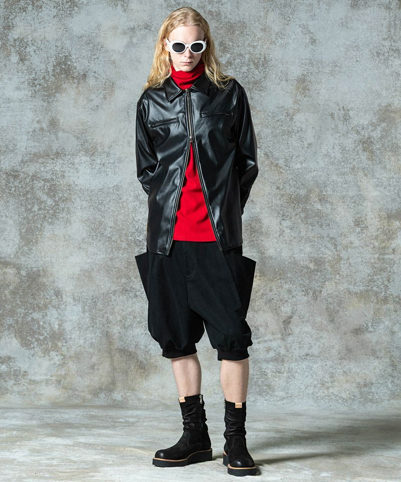 glamb(グラム)】Sarrouel Rib Cropped Pants サルエルリブクロップド