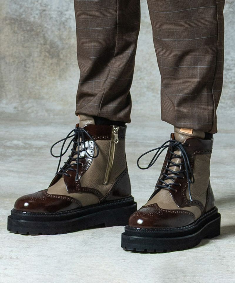 glamb(グラム)】Platform Country Boots プラットフォームカントリー