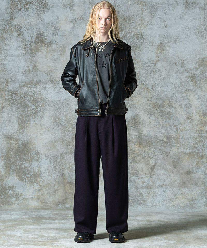 glamb(グラム)】Grace Wide Slacks グレースワイドスラックス パンツ