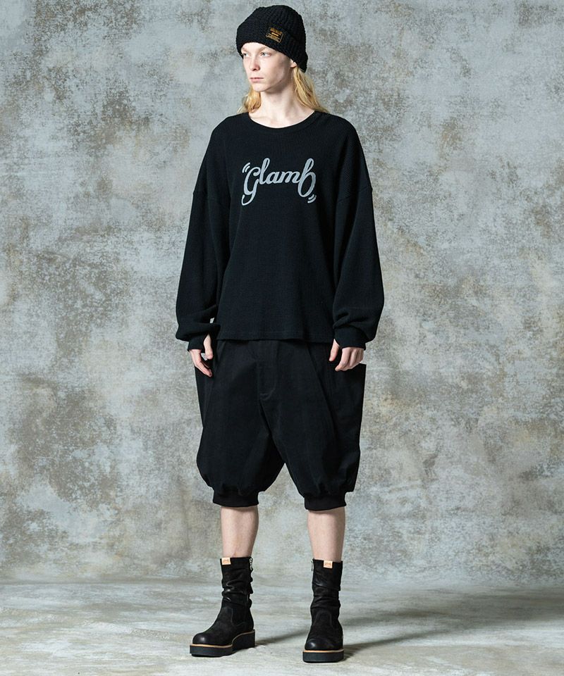 glamb(グラム)】Drape Work Boots ドレープワークブーツ(GB0325-AC02