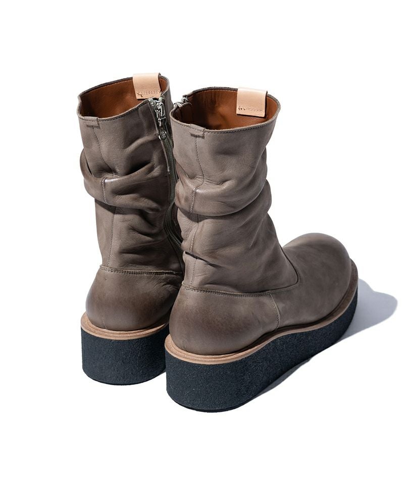 glamb(グラム)】Drape Work Boots ドレープワークブーツ(GB0325-AC02