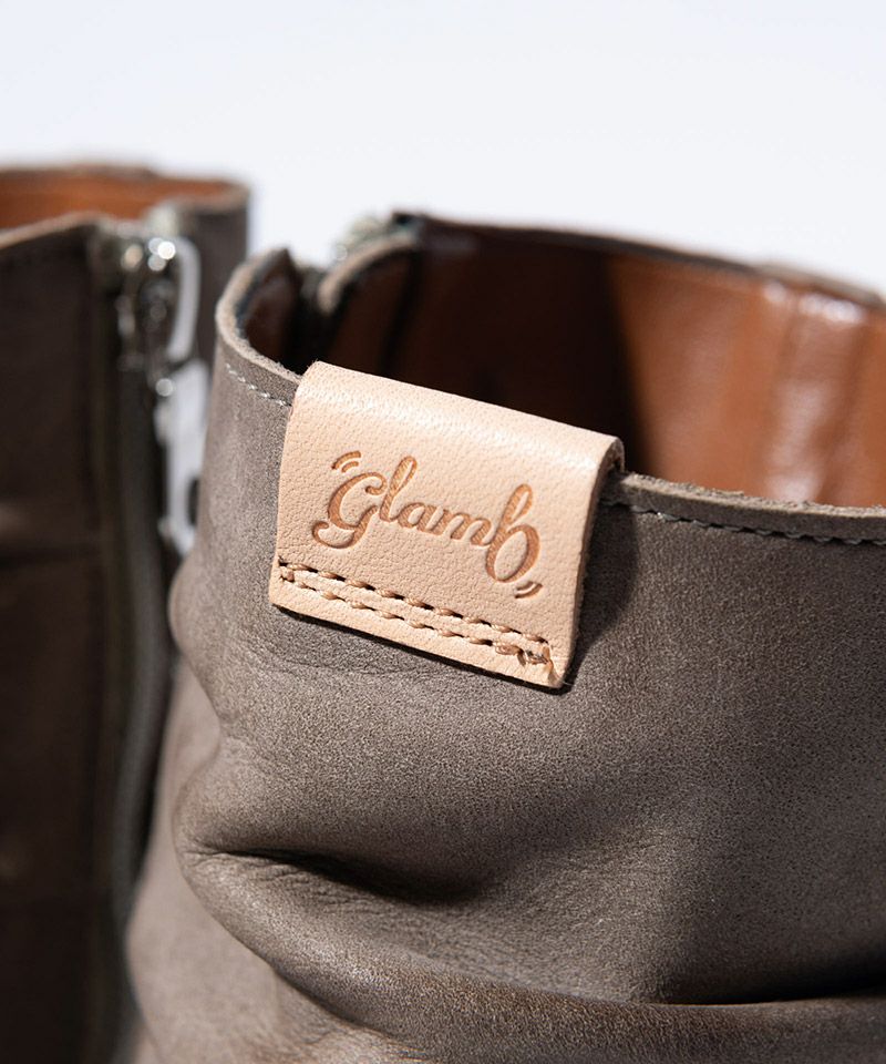 glamb(グラム)】Drape Work Boots ドレープワークブーツ(GB0325-AC02