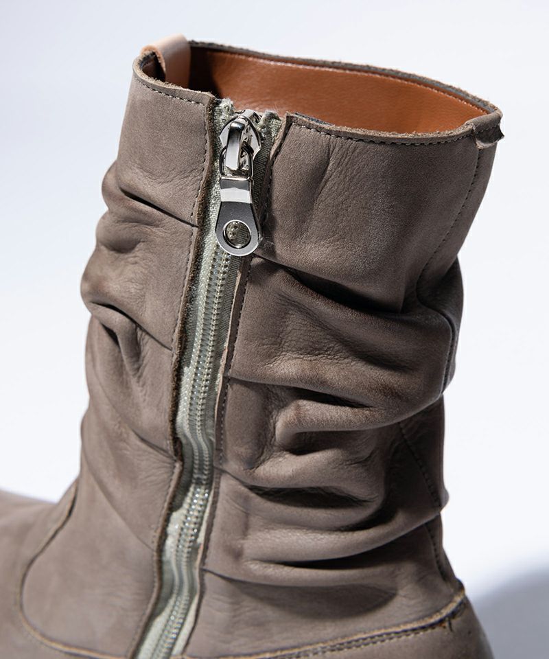 glamb(グラム)】Drape Work Boots ドレープワークブーツ(GB0325-AC02