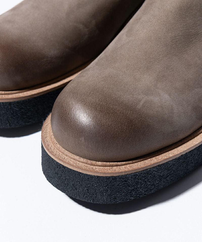 glamb(グラム)】Drape Work Boots ドレープワークブーツ(GB0325-AC02